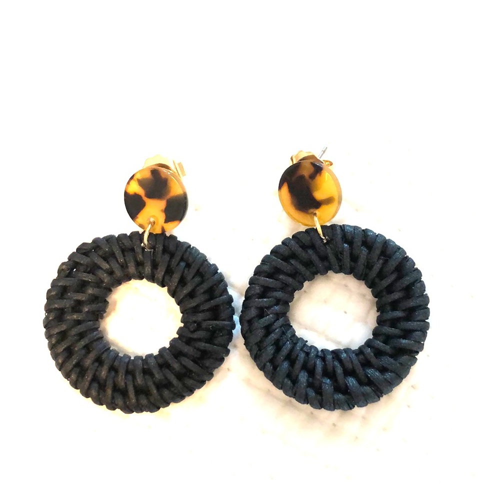 Black earrings